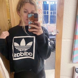 Adidas Cropped Crewneck